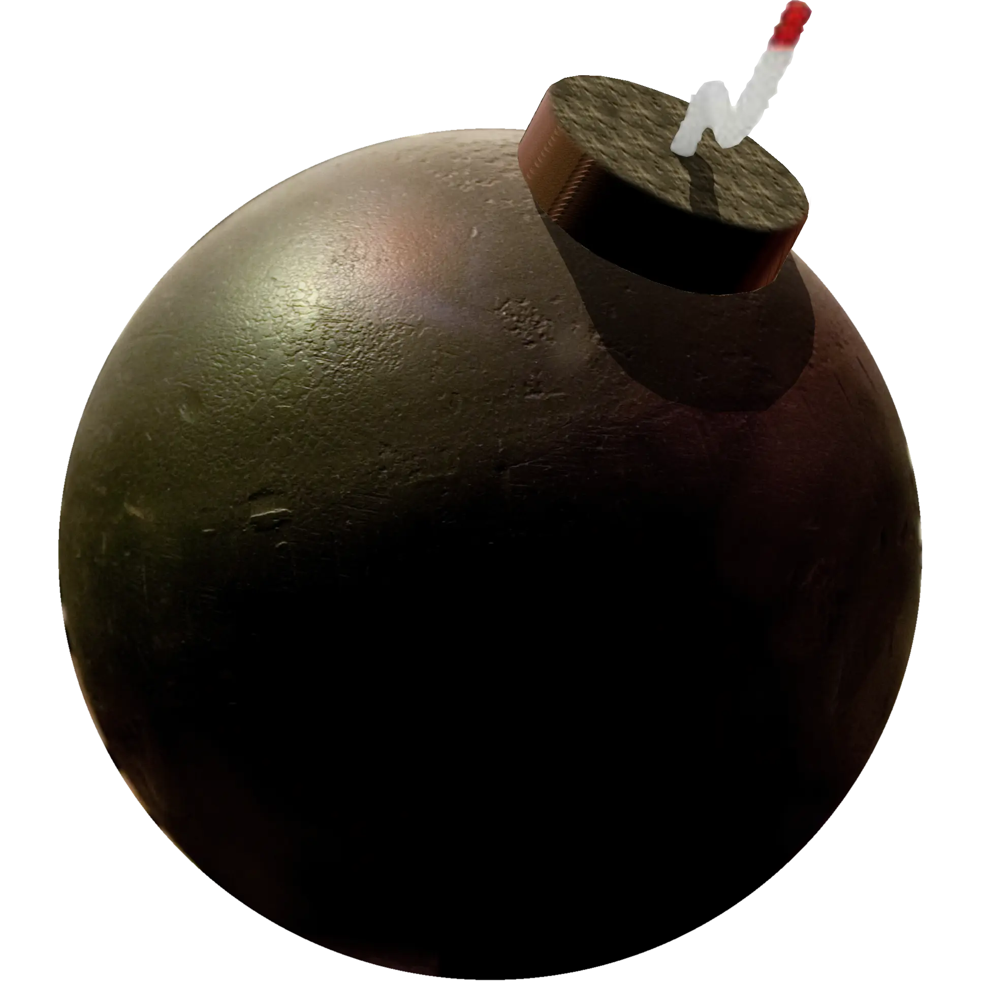 Cartoon Bomb with Fuse