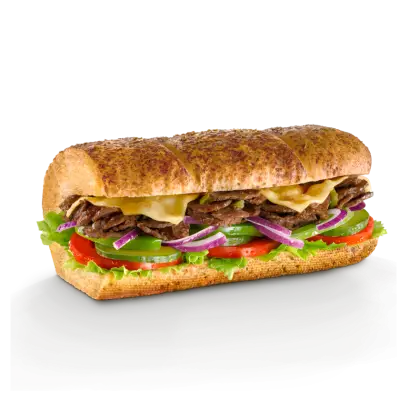 Tasty Sub Sandwich with Vegetables