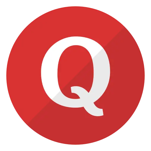 Red Q Emblem Logo Design