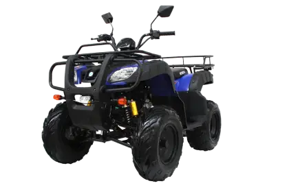 Blue All-Terrain Vehicle (ATV)