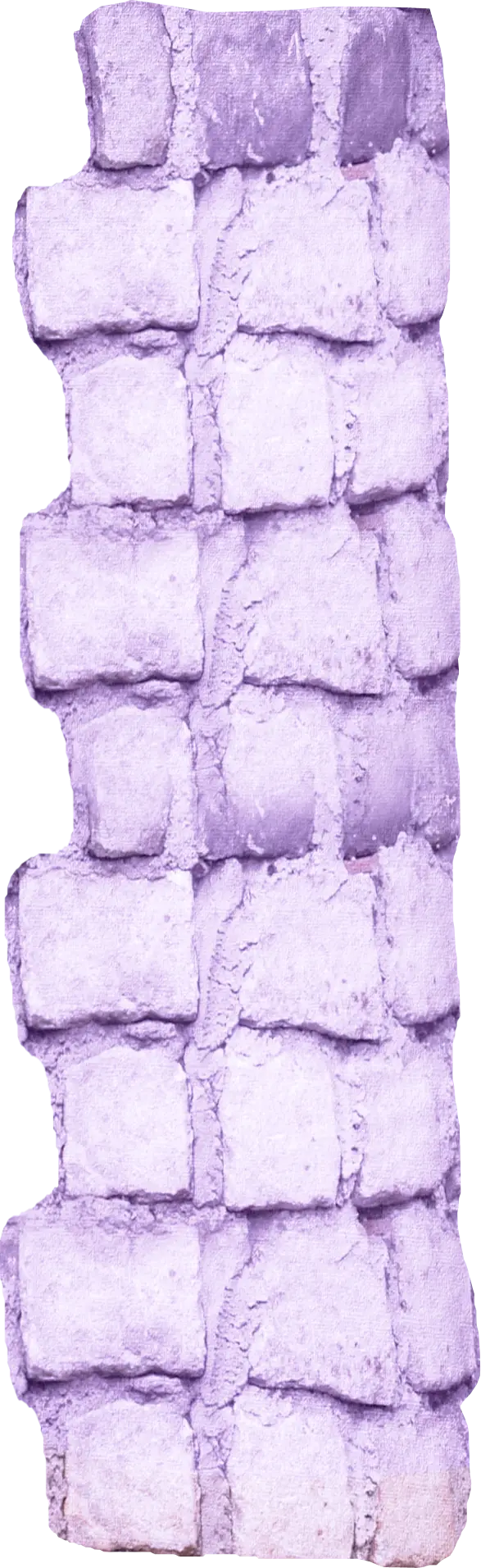 Purple Stone Wall