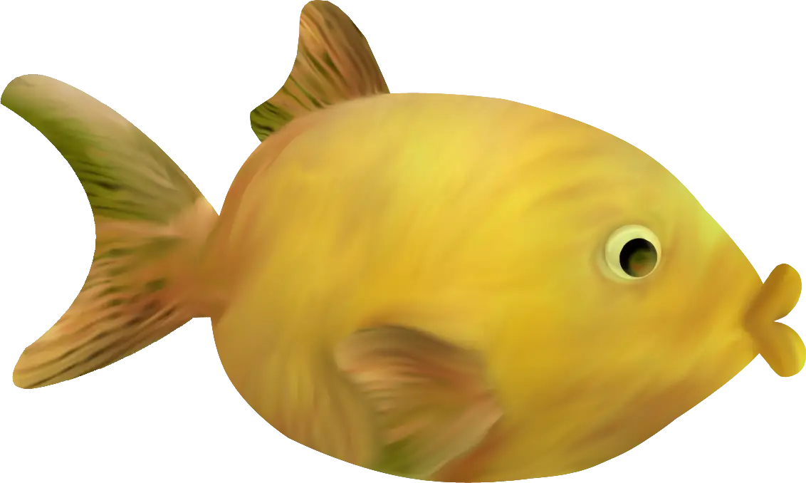 Yellow Fish Illustration Design