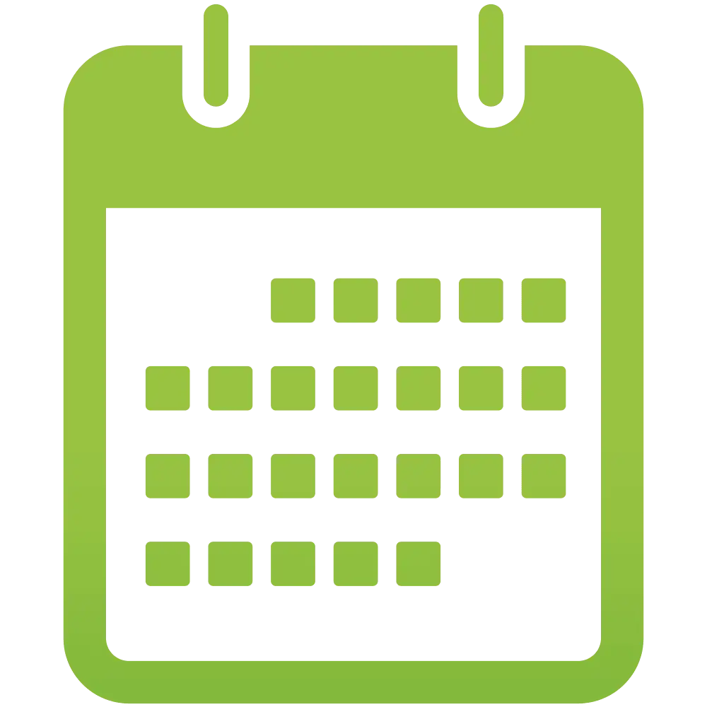 Green Calendar Icon