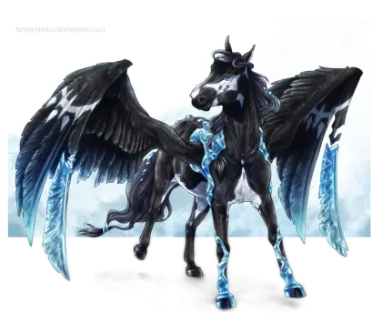 Mythical Winged Horse