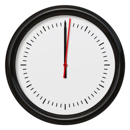 Minimalist Round Wall Clock