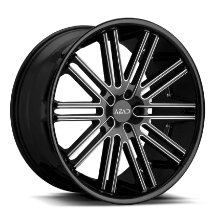 Black Alloy Wheel with Modern Design