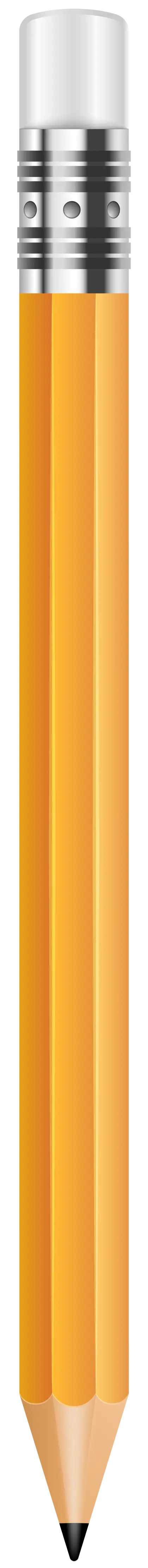 Classic Yellow Pencil with Eraser Tip