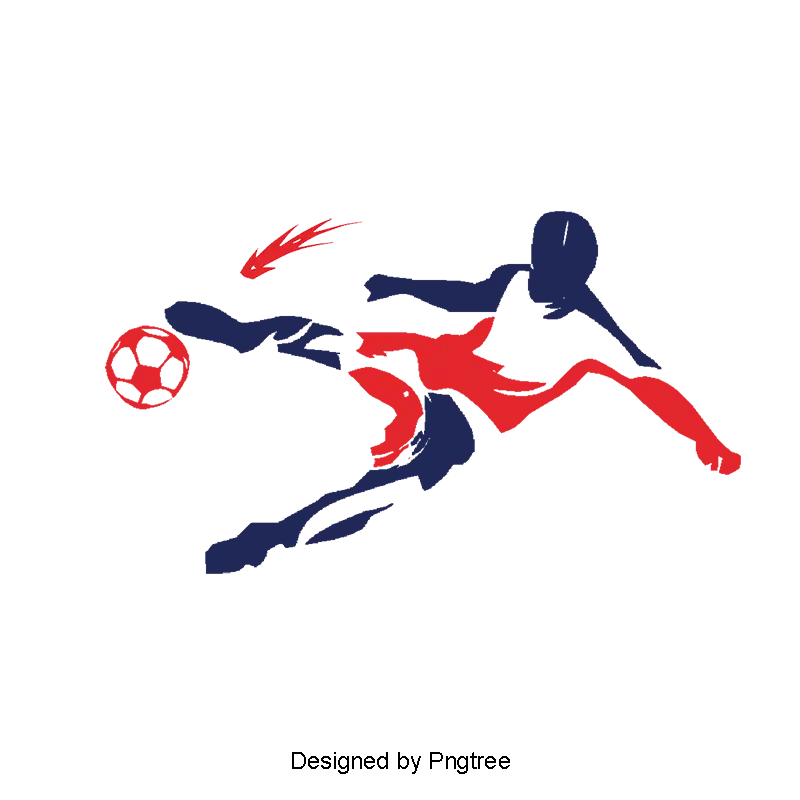 Dynamic Soccer Player Kicking Ball