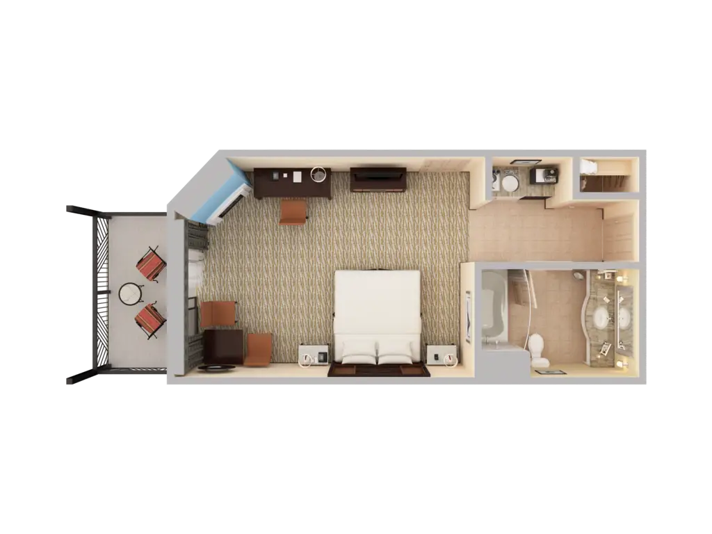 Detailed Room and Floor Plan for Housing Designs