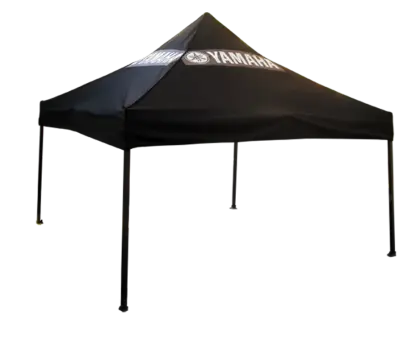 Black Event Canopy with Branding