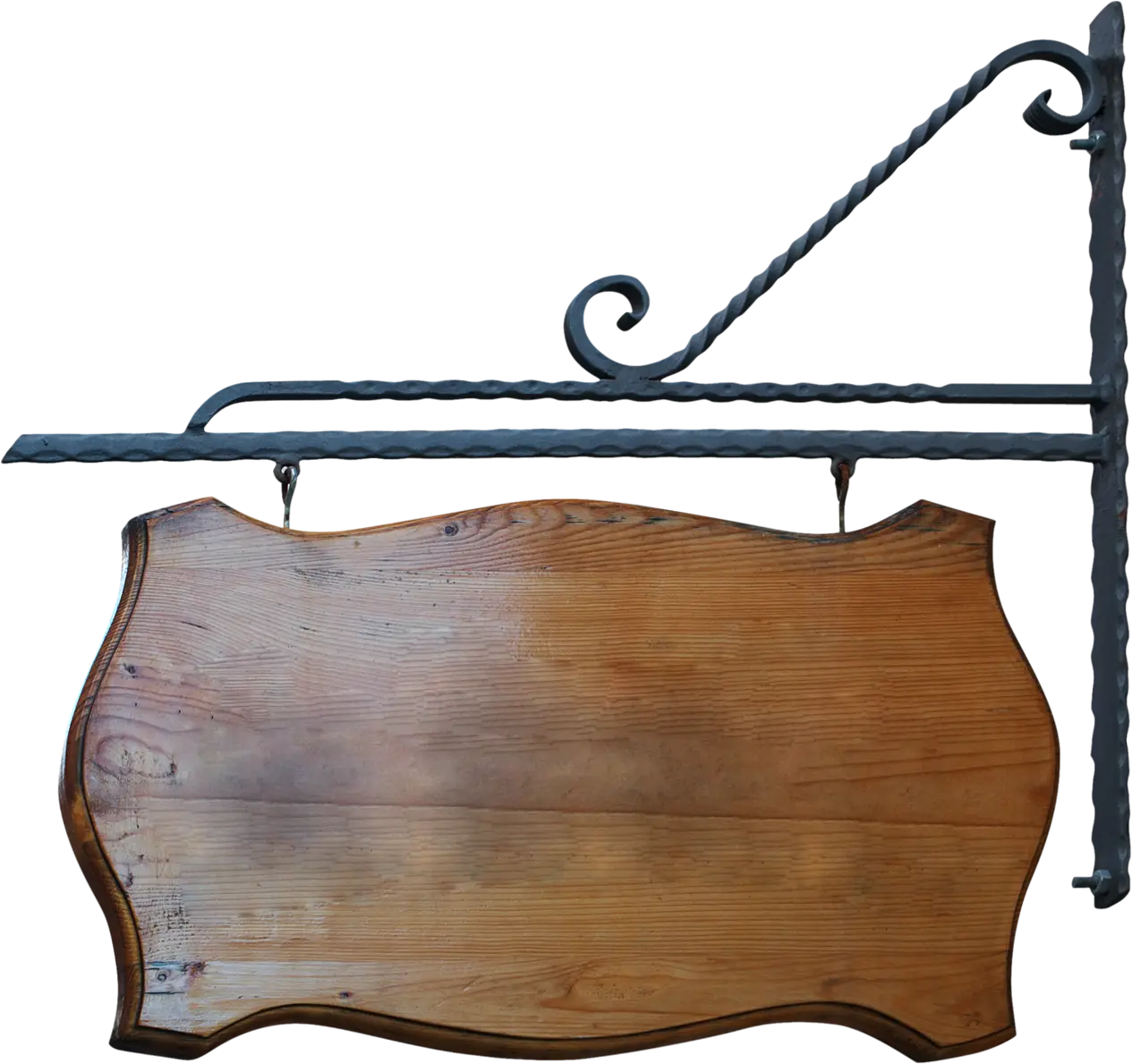 Rustic Wooden Hanging Sign