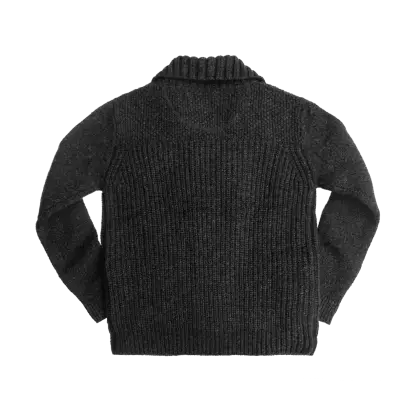 Black Wool Sweater for Winter