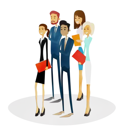 Group of Professionals in Collaborative Setting