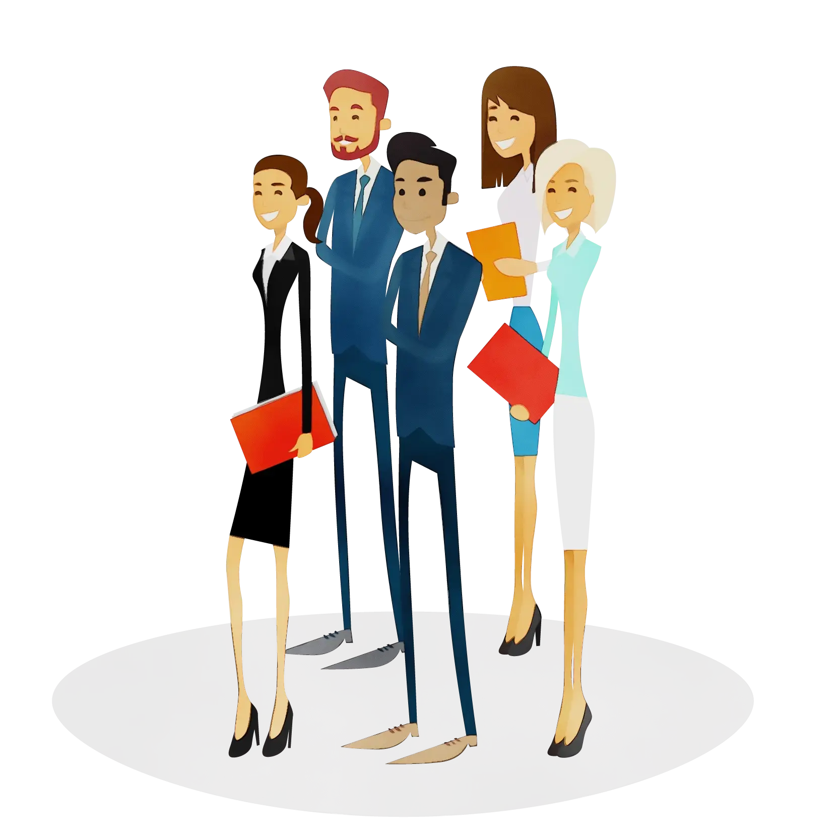 Group of Professionals in Collaborative Setting