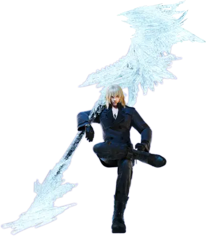 Cool Character with Ice Spear