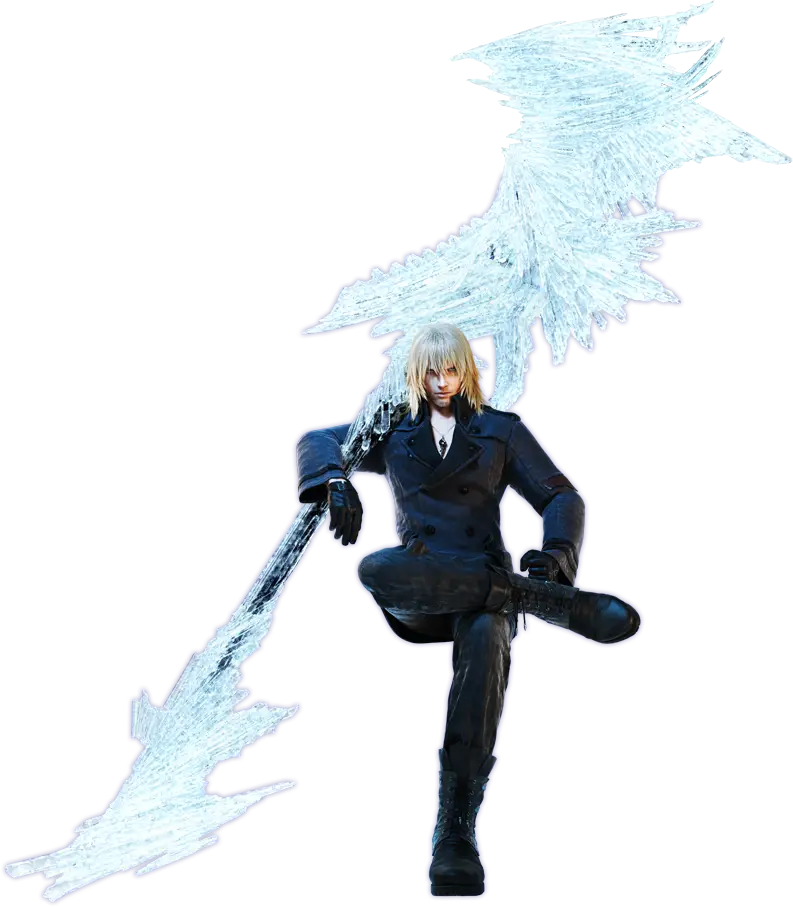 Cool Character with Ice Spear