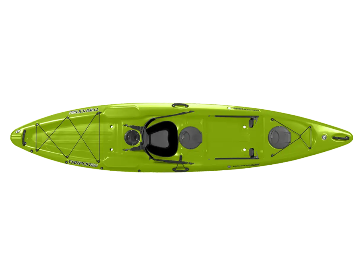Bright Green Kayak for Water Adventures