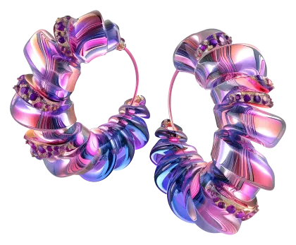 Colorful Hoop Earrings for Fashion
