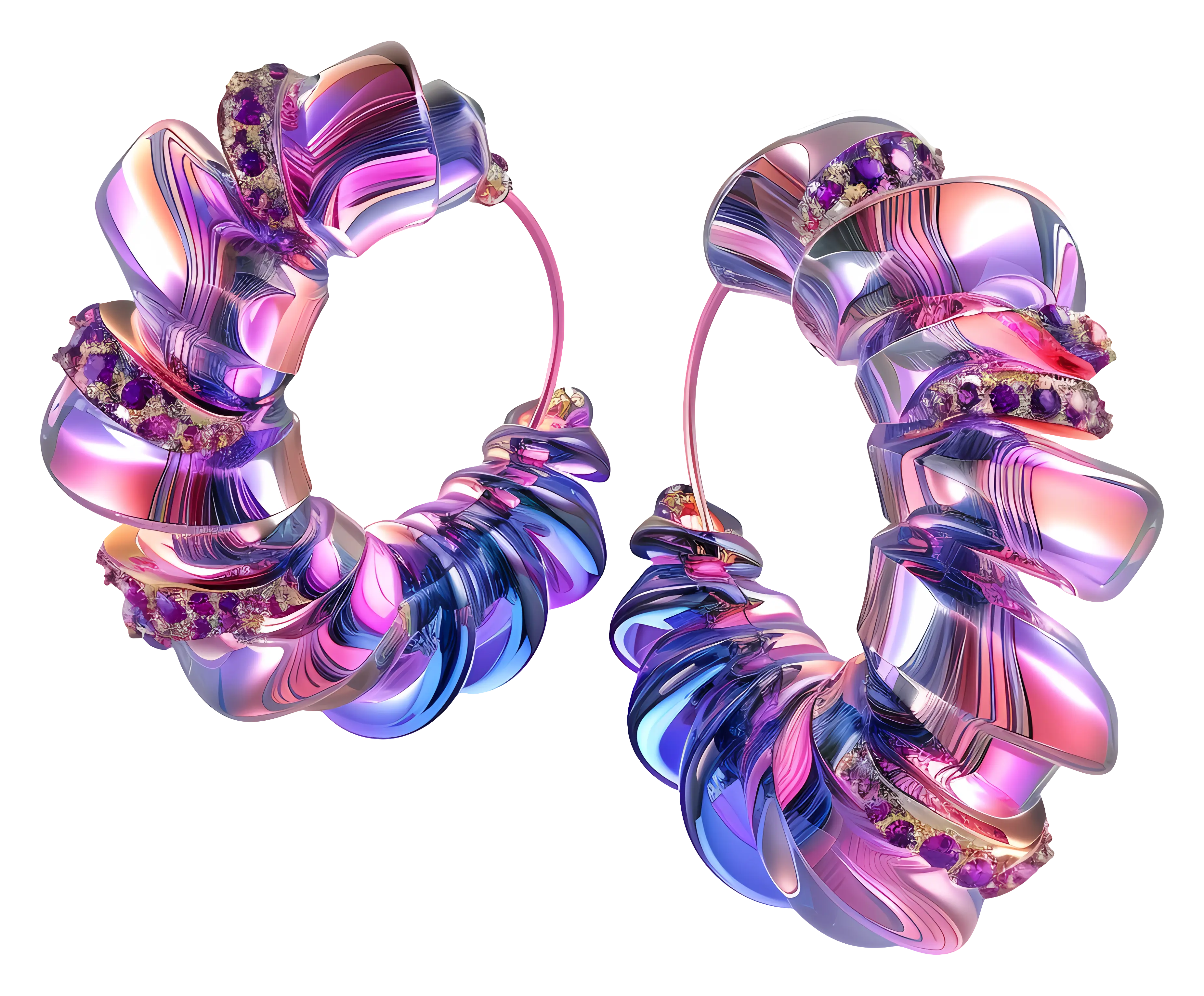 Colorful Hoop Earrings for Fashion