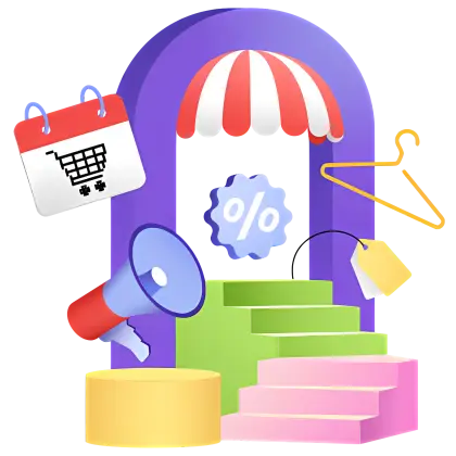 Colorful Shopping Icons