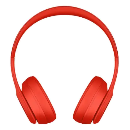 Modern Red Headphones