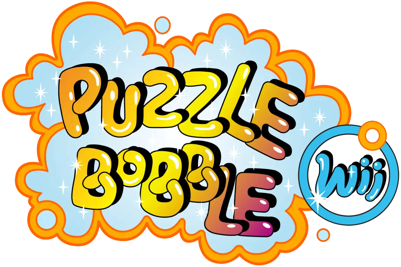 Colorful Puzzle Bobble Wii Logo