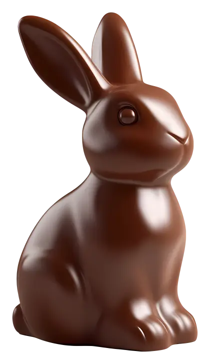 Dark Chocolate Bunny for Easter