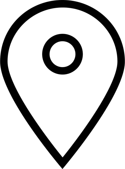 Map Location Icon in Minimalistic Design