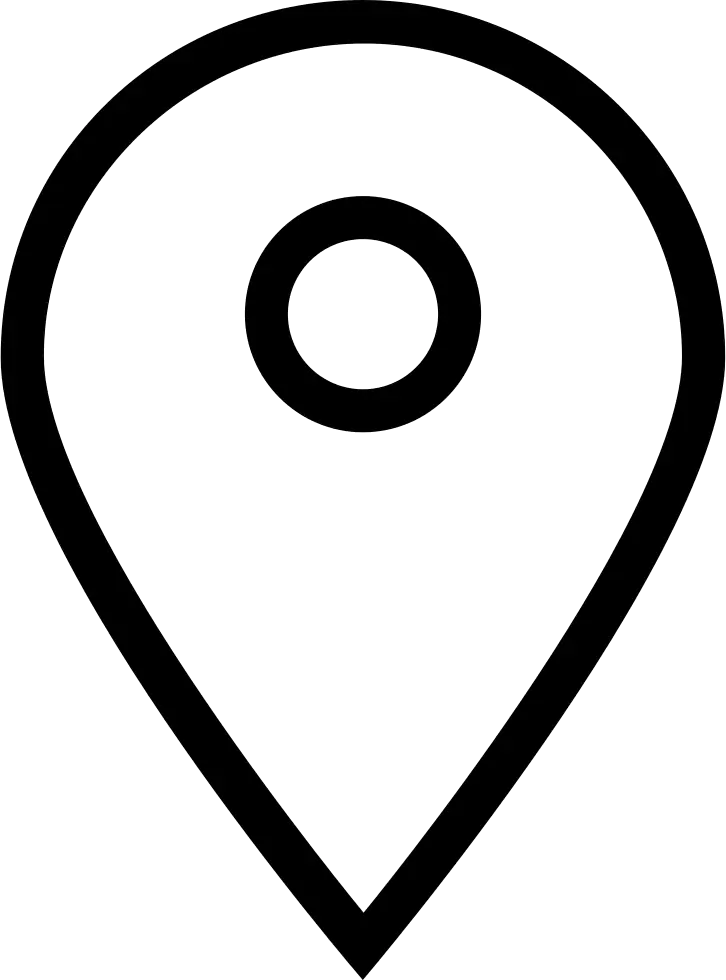 Map Location Icon in Minimalistic Design