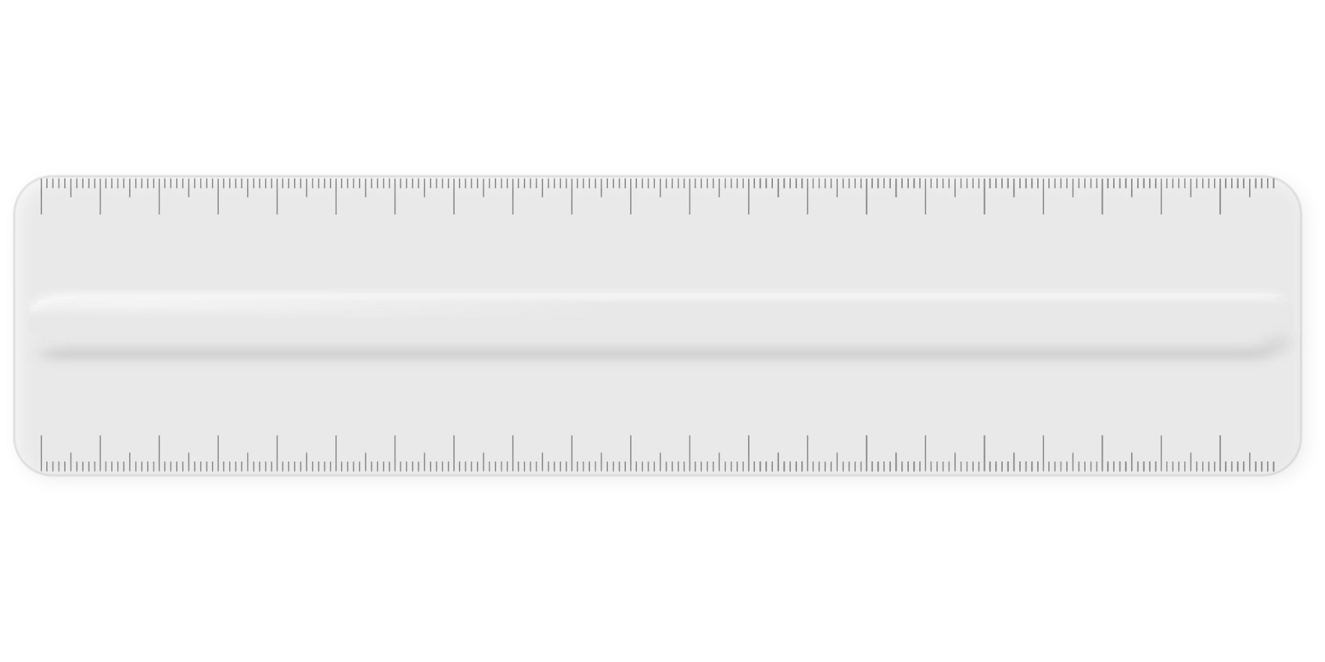 Transparent Plastic Ruler