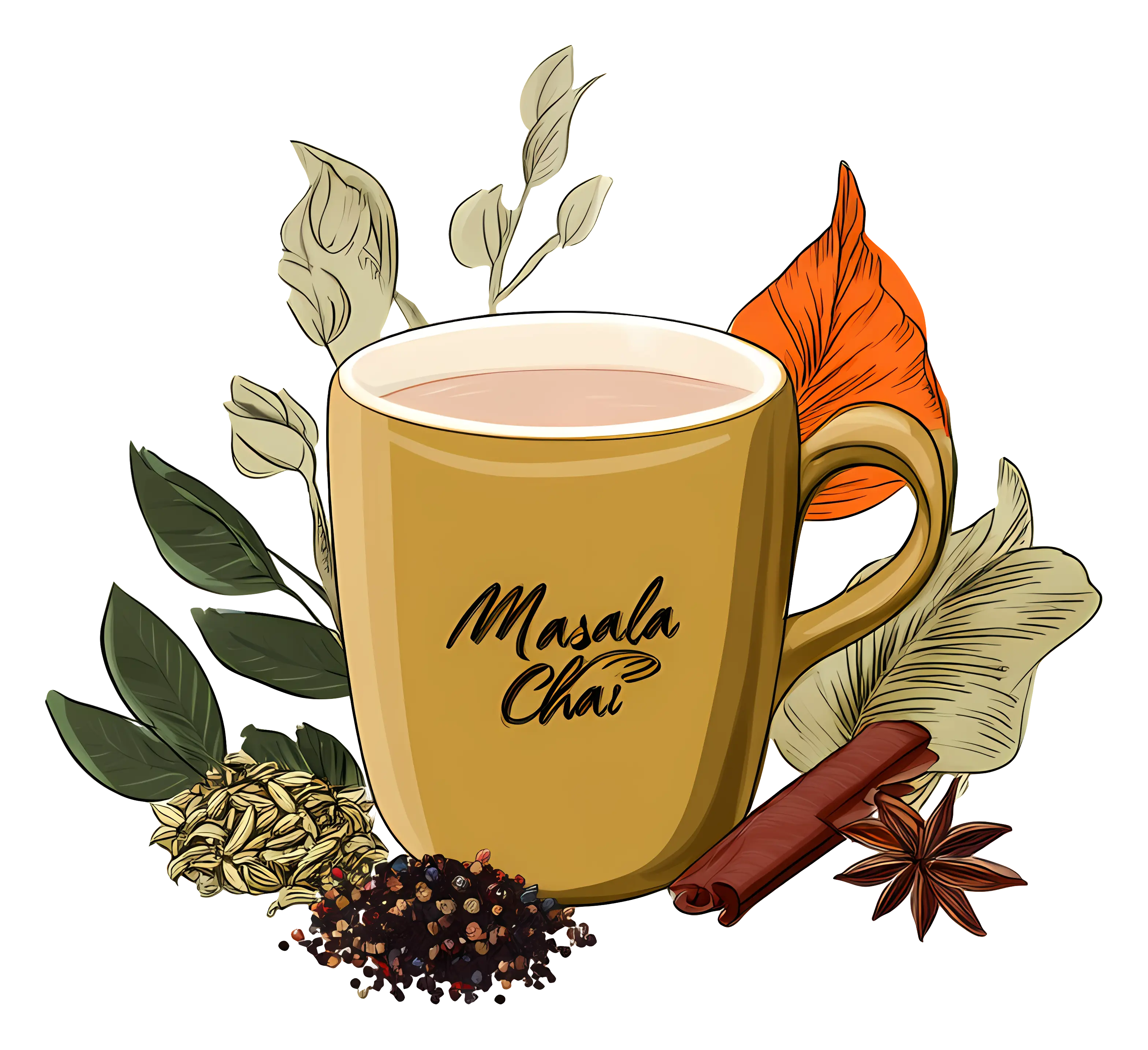 Aromatic Masala Chai with Spices