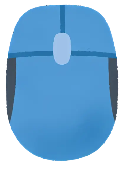 Blue Computer Mouse