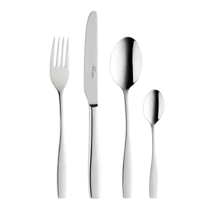 Elegant Silver Cutlery Set