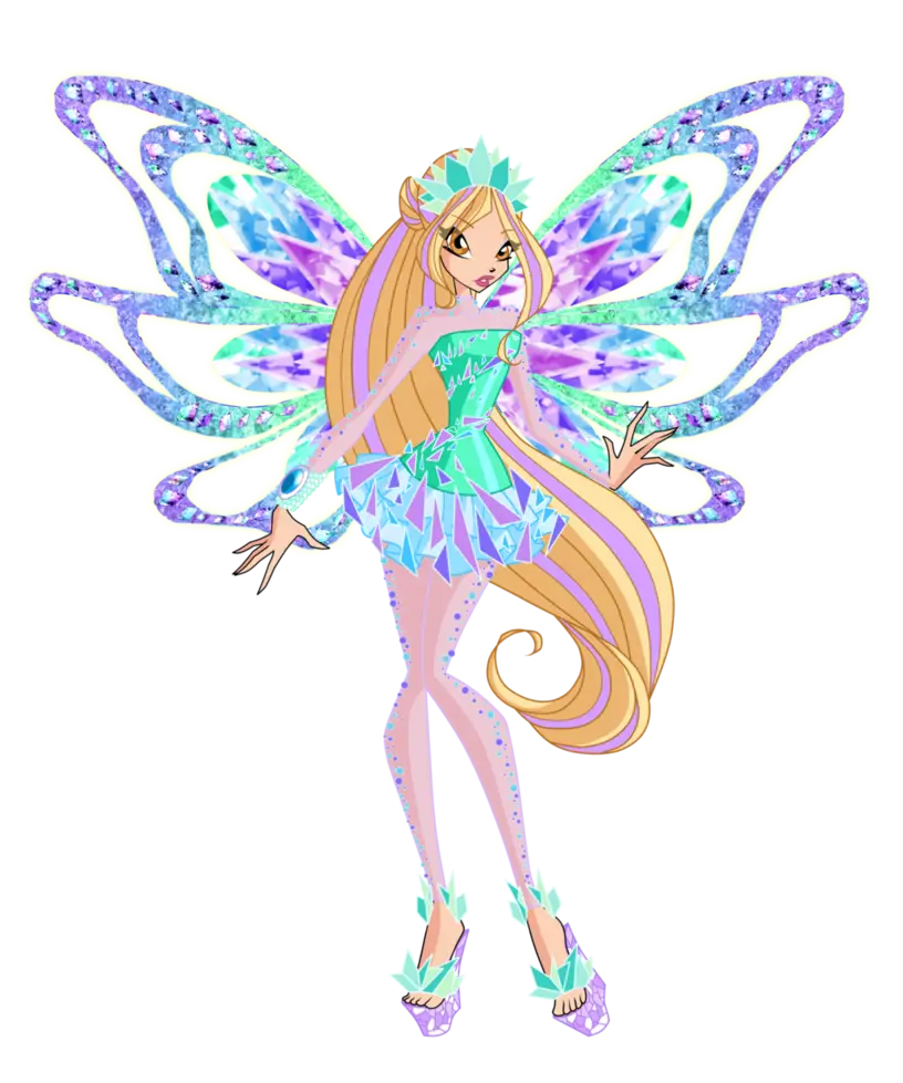 Beautiful Fairy Character with Wings