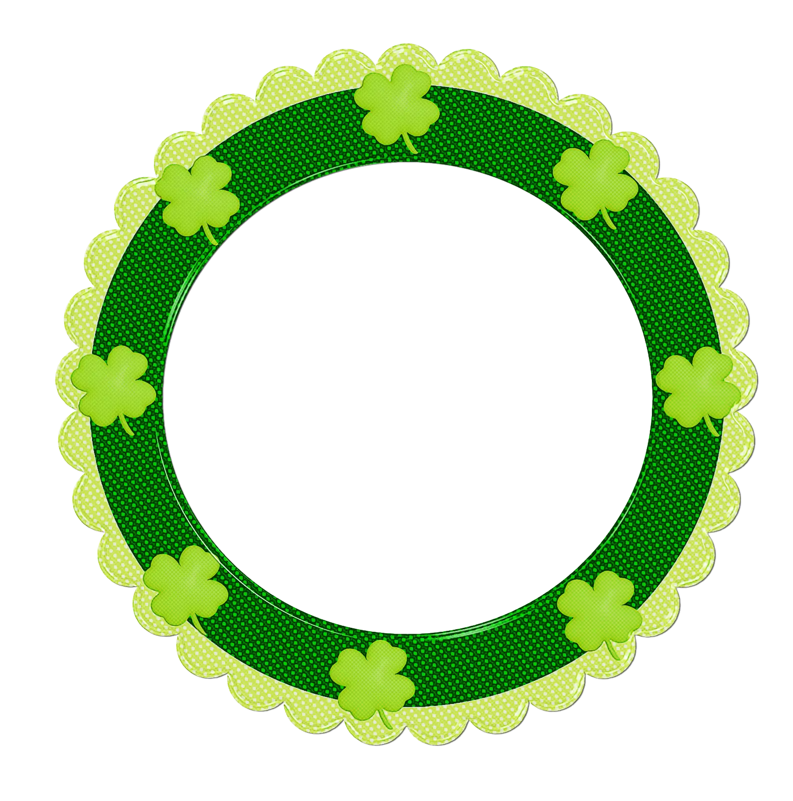 Shamrock Wreath for St. Patrick's Day