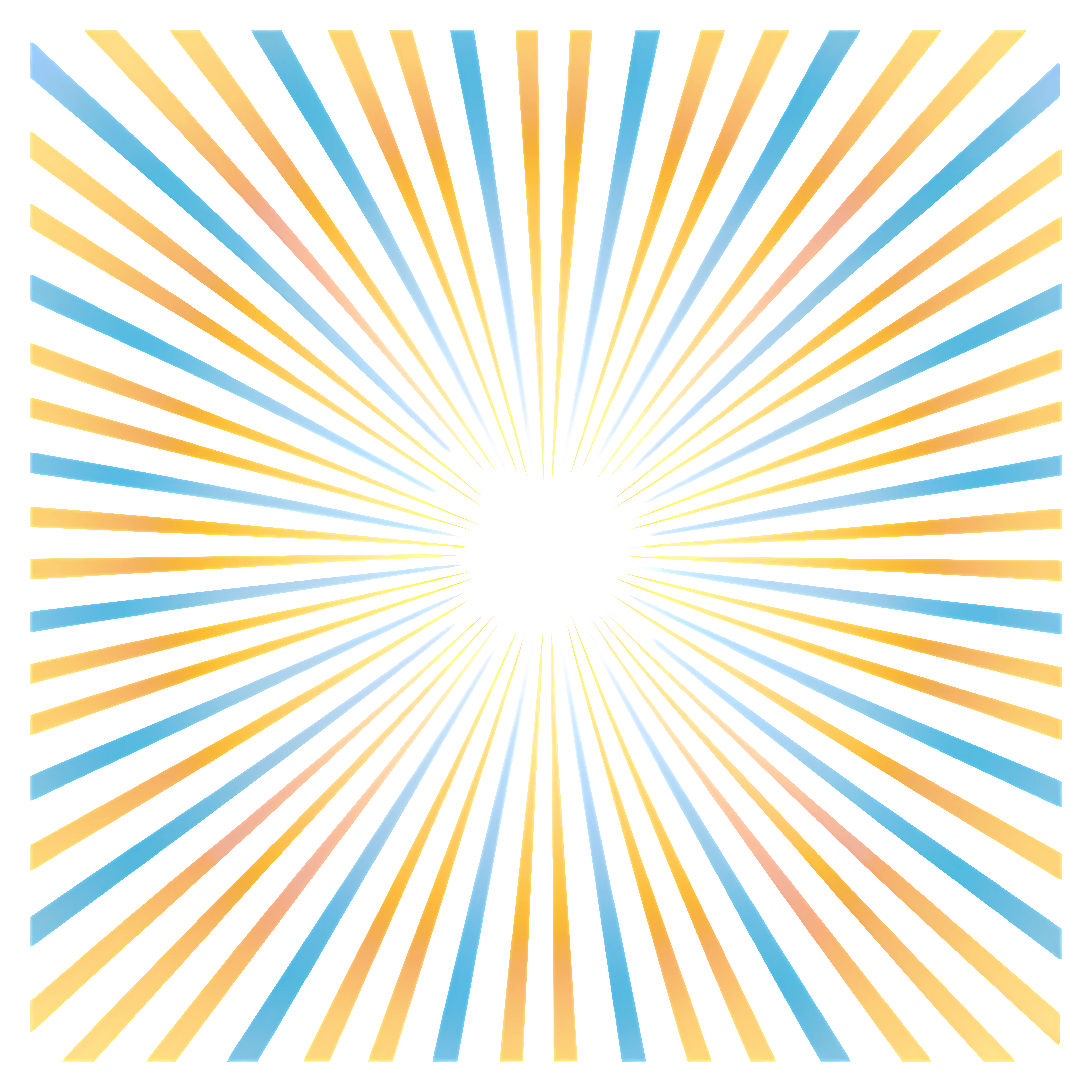 Colorful Sunburst Pattern