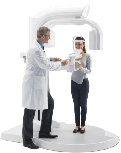Doctor and Patient in Medical Examination