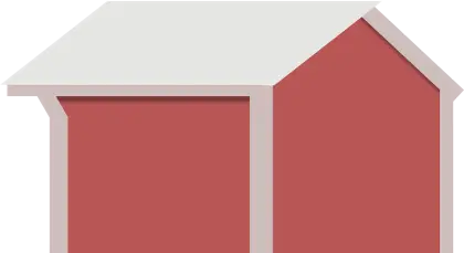 Minimalist Red Barn Illustration