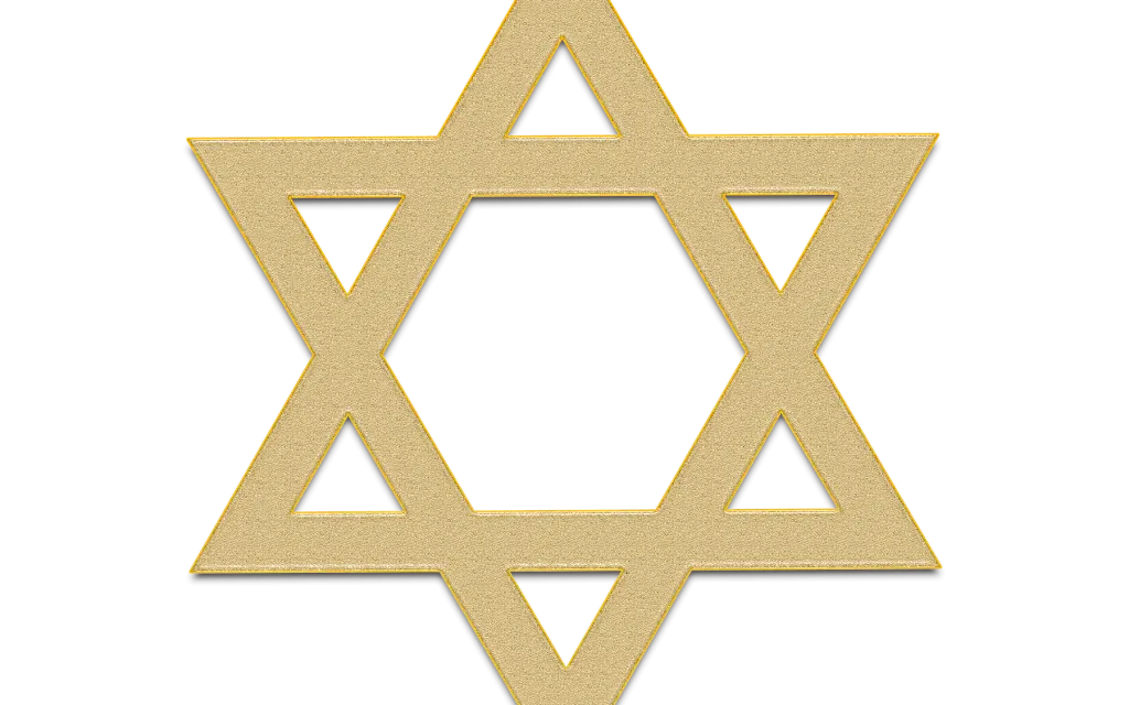Golden Star of David Emblem