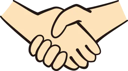 Handshake Illustration for Collaboration