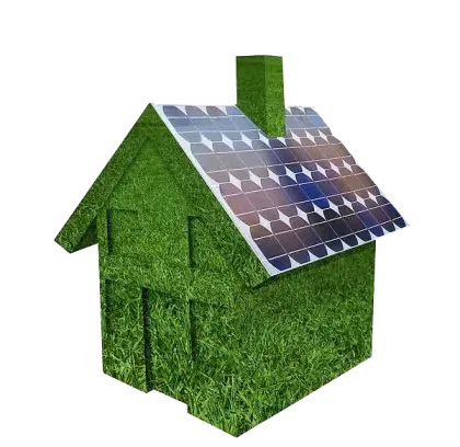 Eco-Friendly House with Solar Roof
