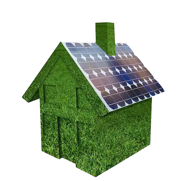 Eco-Friendly House with Solar Roof