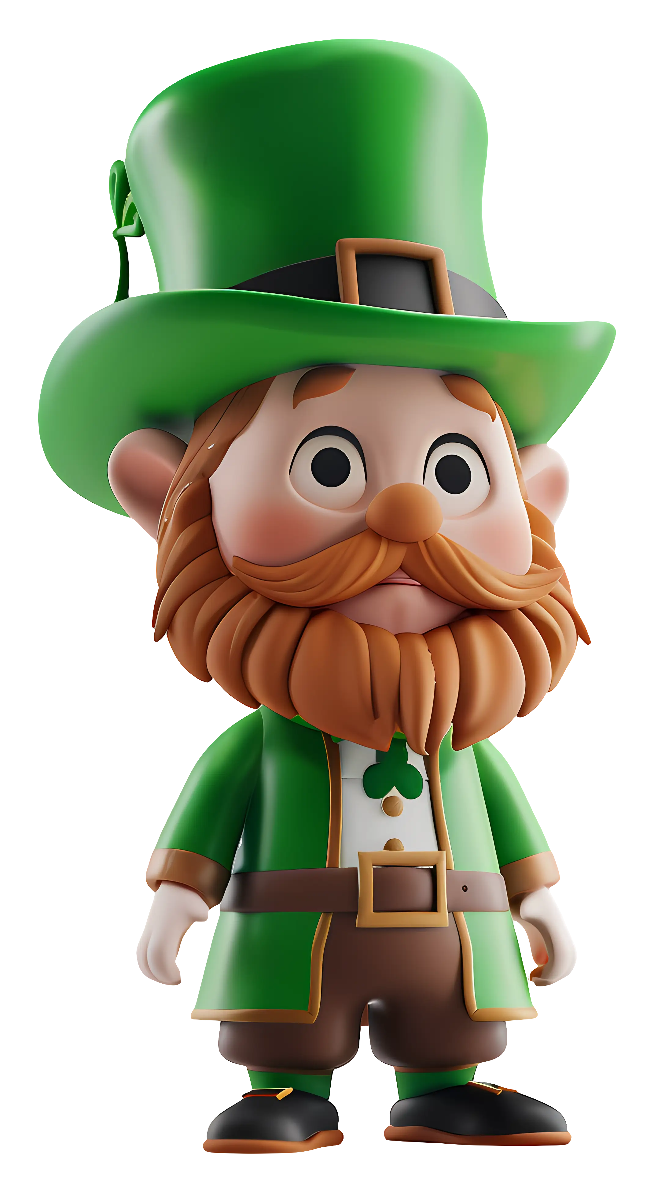 Cheerful Animated Leprechaun for St. Patrick's