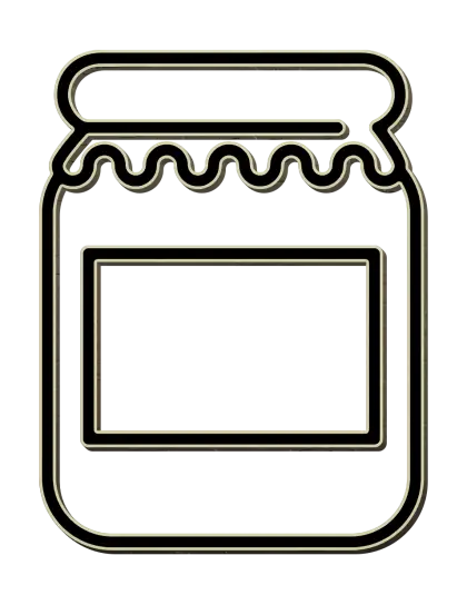 Jar Outline for Kitchen Storage Concept