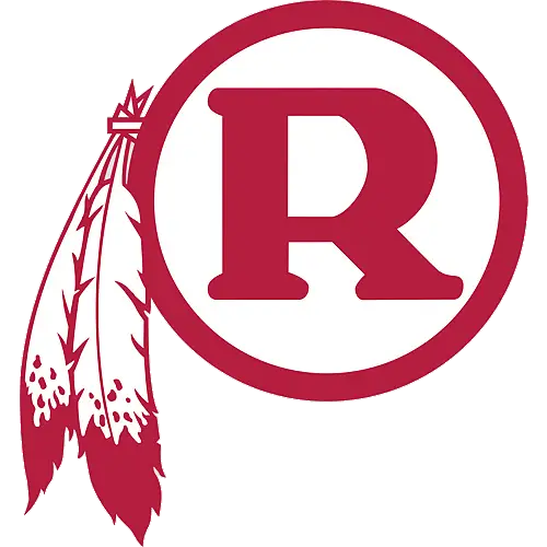 Red R Logo with Feathers