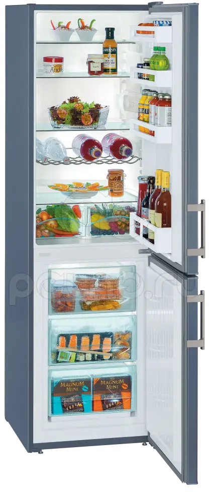 Modern Refrigerator with Open Door