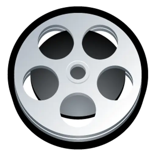 Film Reel Icon for Cinematic Arts
