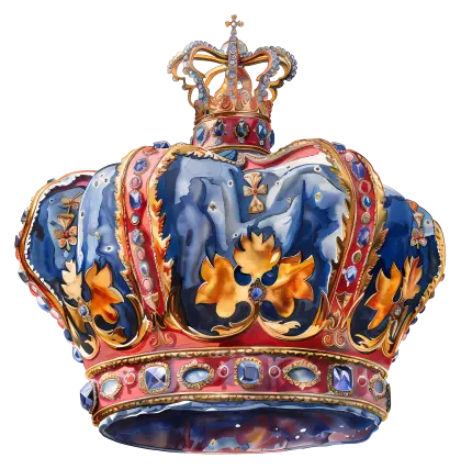 Ornate Crown with Jewels