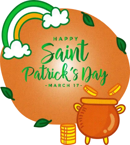 Saint Patrick&#039;s Day Card with Festive Decorations