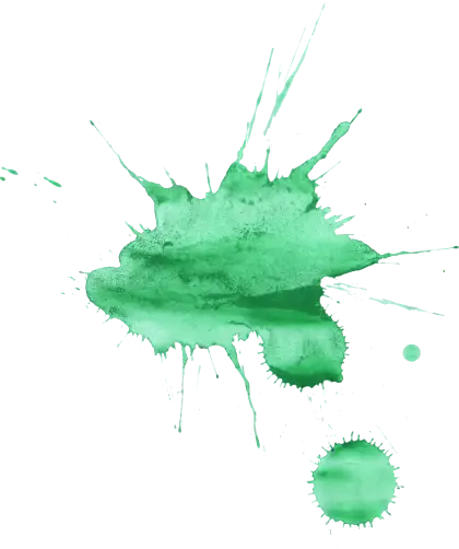 Abstract Green Watercolor Splash